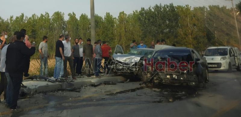 Batakköy'de feci kaza
