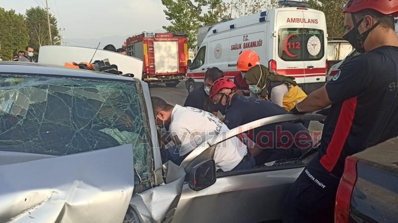 Batakköy'de feci kaza