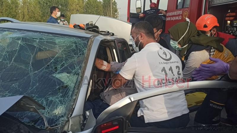 Batakköy'de feci kaza