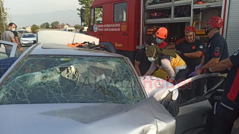 Batakköy'de feci kaza