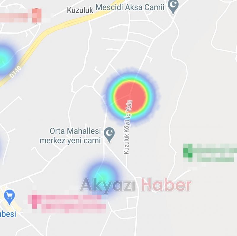Akyazı'da korona haritasında son durum