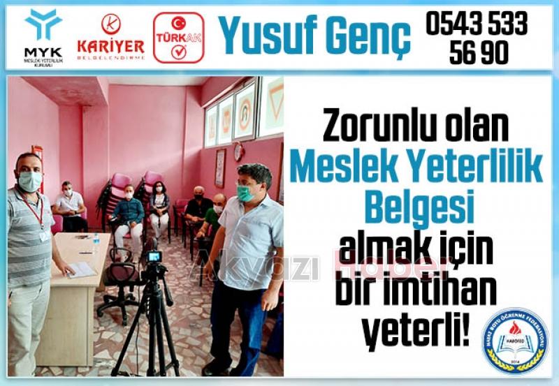 MYK Sınavları Artık Estanbul Güzellik Salonunda Yapılıyor!