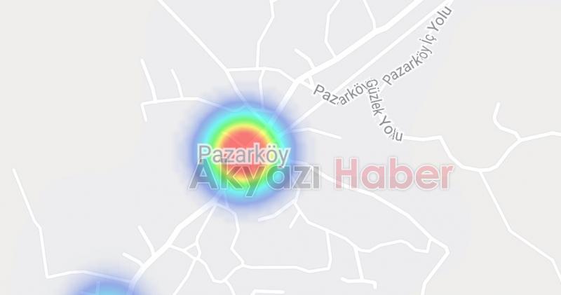 Vakaların arttığı Akyazı'da korona haritasında son durum