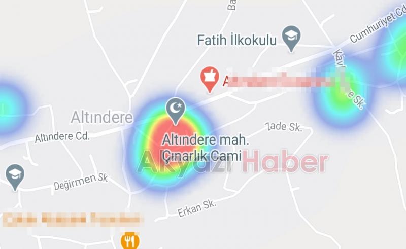 Vakaların arttığı Akyazı'da korona haritasında son durum