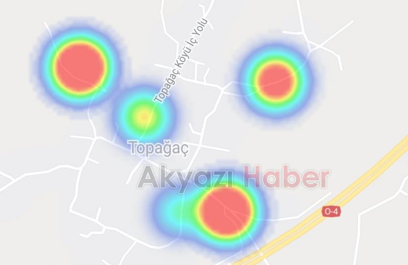 Vakaların arttığı Akyazı'da korona haritasında son durum