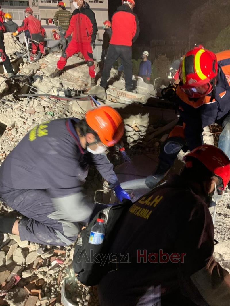 SABAH ekibi de afet bölgesinde