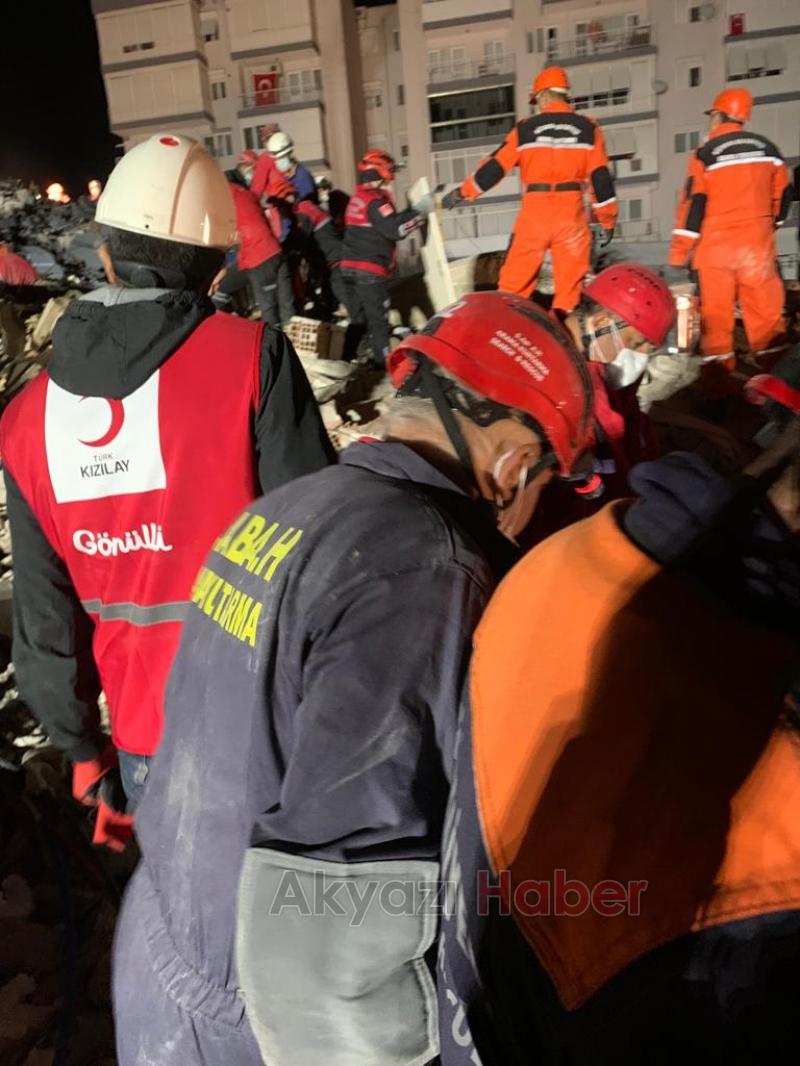 SABAH ekibi de afet bölgesinde