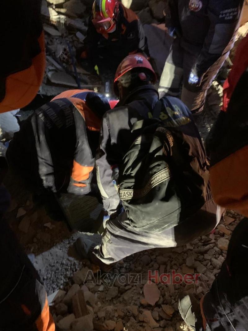 SABAH ekibi de afet bölgesinde