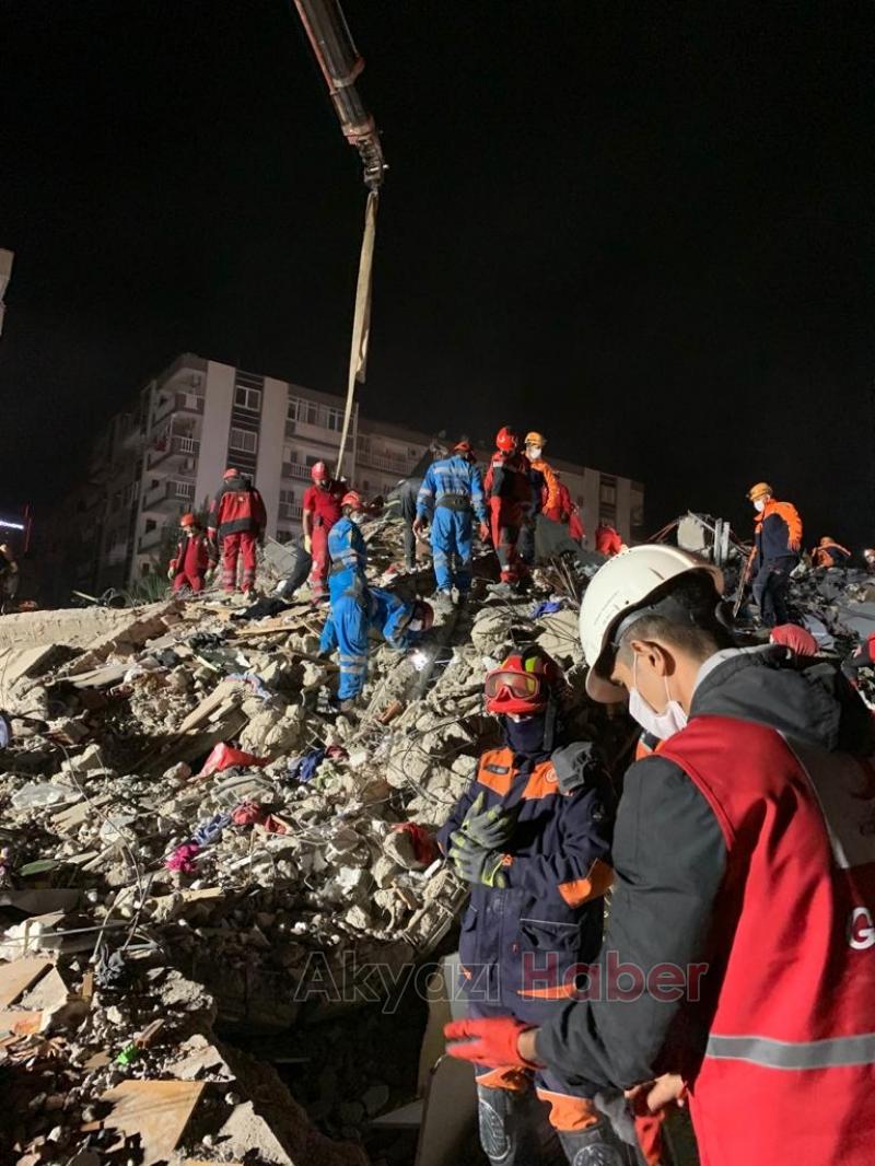 SABAH ekibi de afet bölgesinde