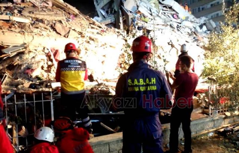 SABAH ekibi de afet bölgesinde