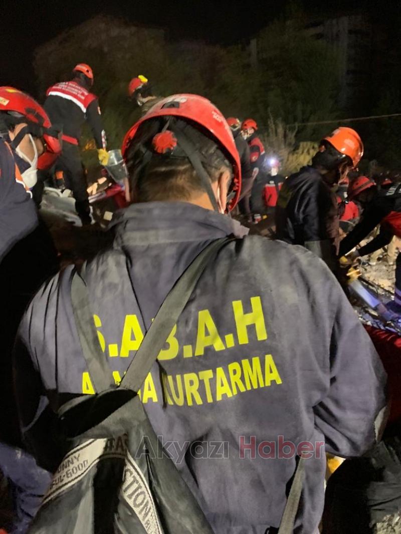 SABAH ekibi de afet bölgesinde