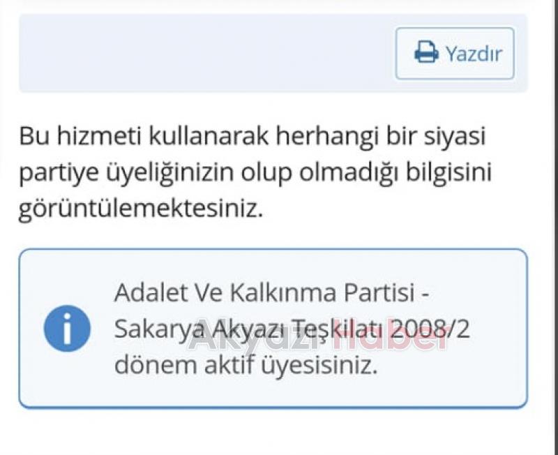 Güzlek Muhtarı Selim Akyazıcı ve ekibi Ak Partiden istifa etti  