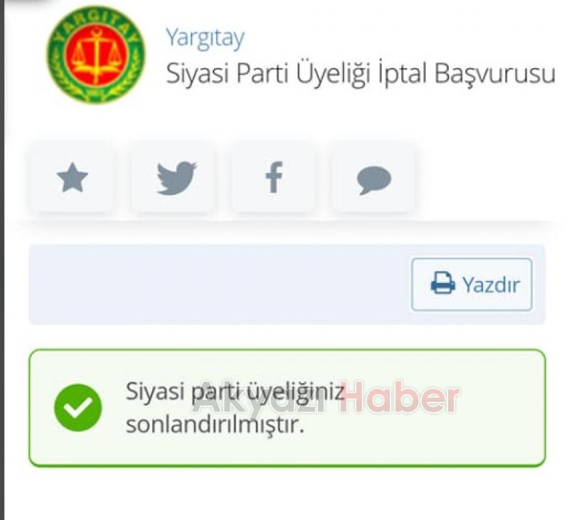 Güzlek Muhtarı Selim Akyazıcı ve ekibi Ak Partiden istifa etti  