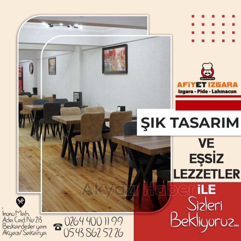 Afiyet Izgara Yenilenen Yüzüyle Hizmetinizde