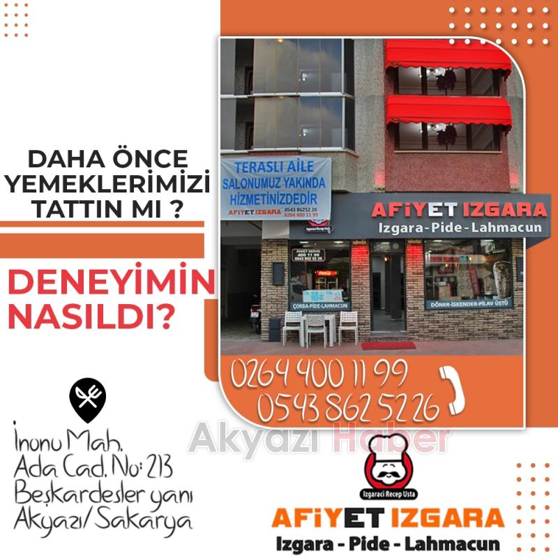 Afiyet Izgara Yenilenen Yüzüyle Hizmetinizde