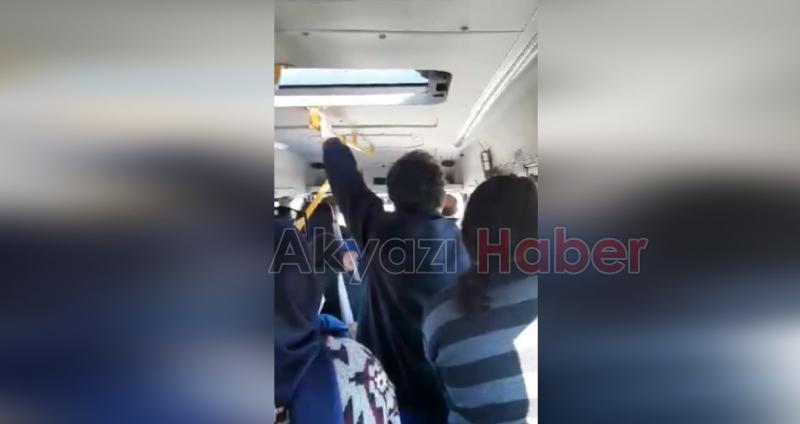 Akyazı'da tepki çeken görüntü