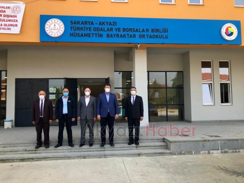 TOBB Hüsamettin Bayraktar Ortaokulu'na ziyaret
