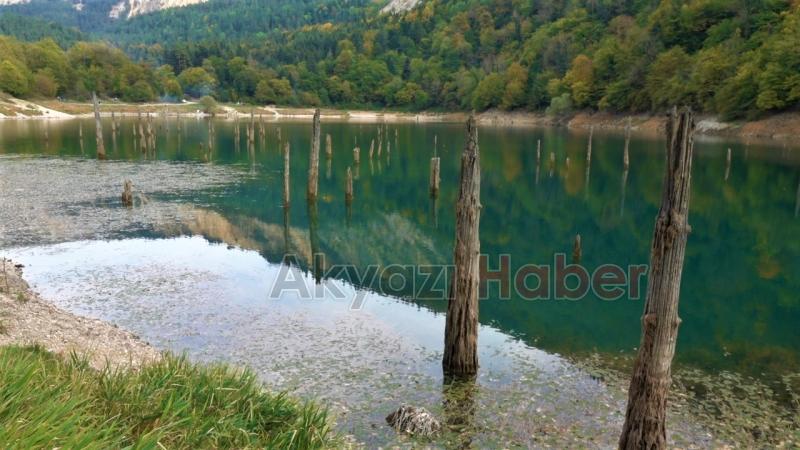 Sülüklü Göl’ün havadan görüntüsü mest etti