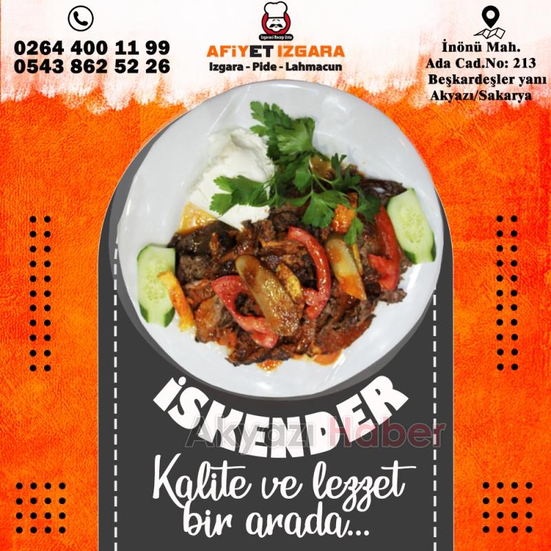 Aradığınız Tüm Lezzetler Afiyet Izgarda