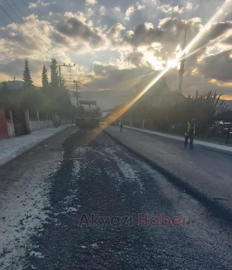 Belediye Kuzuluk asfalt projesi için seferber oldu
