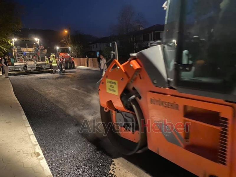 Belediye Kuzuluk asfalt projesi için seferber oldu