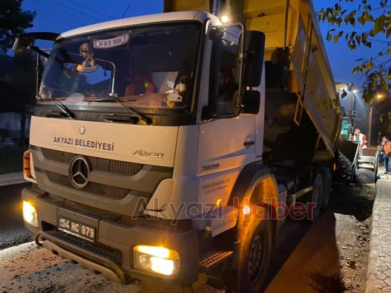Belediye Kuzuluk asfalt projesi için seferber oldu