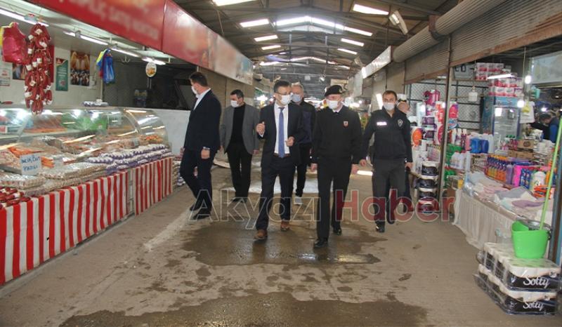 Kaymakam Yakup Güney Pazar Yerini Denetledi 