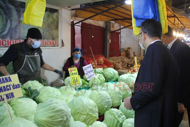 Kaymakam Yakup Güney Pazar Yerini Denetledi 
