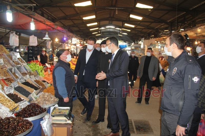 Kaymakam Yakup Güney Pazar Yerini Denetledi 