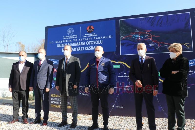 Ulaştırma ve Altyapı Bakanı Akyazı'ya geldi