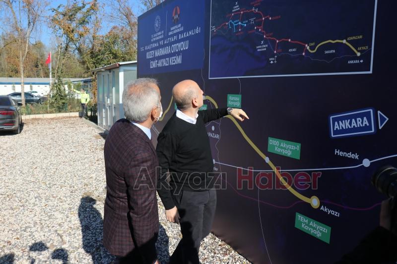 Ulaştırma ve Altyapı Bakanı Akyazı'ya geldi