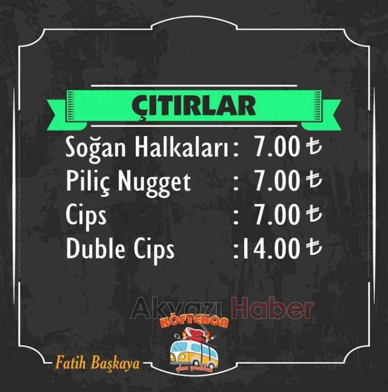 Köftehor Paket Servisiyle Hizmetinizde!