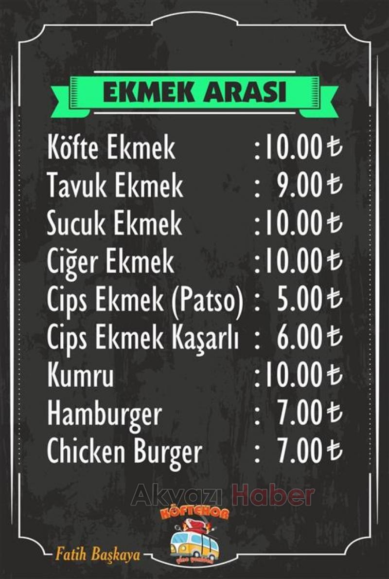 Köftehor Paket Servisiyle Hizmetinizde!