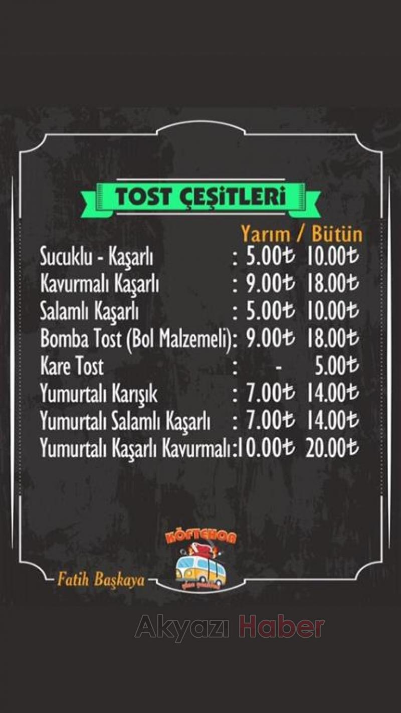 Köftehor Paket Servisiyle Hizmetinizde!