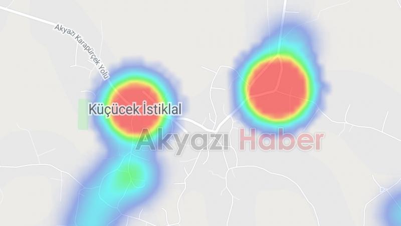 Korona Akyazı'yı ele geçirdi!