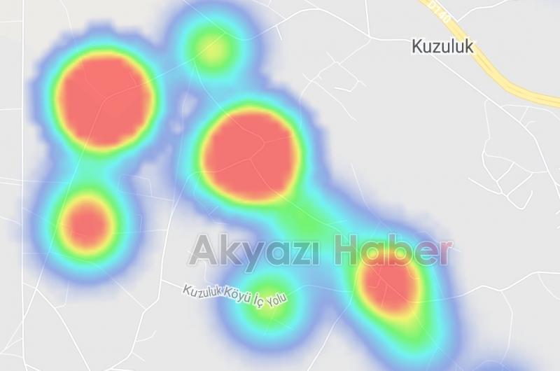 Korona Akyazı'yı ele geçirdi!
