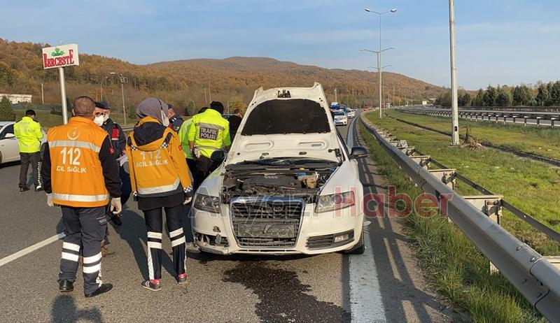 TEM'de karşıdan karşıya geçmek istedi, canından oldu