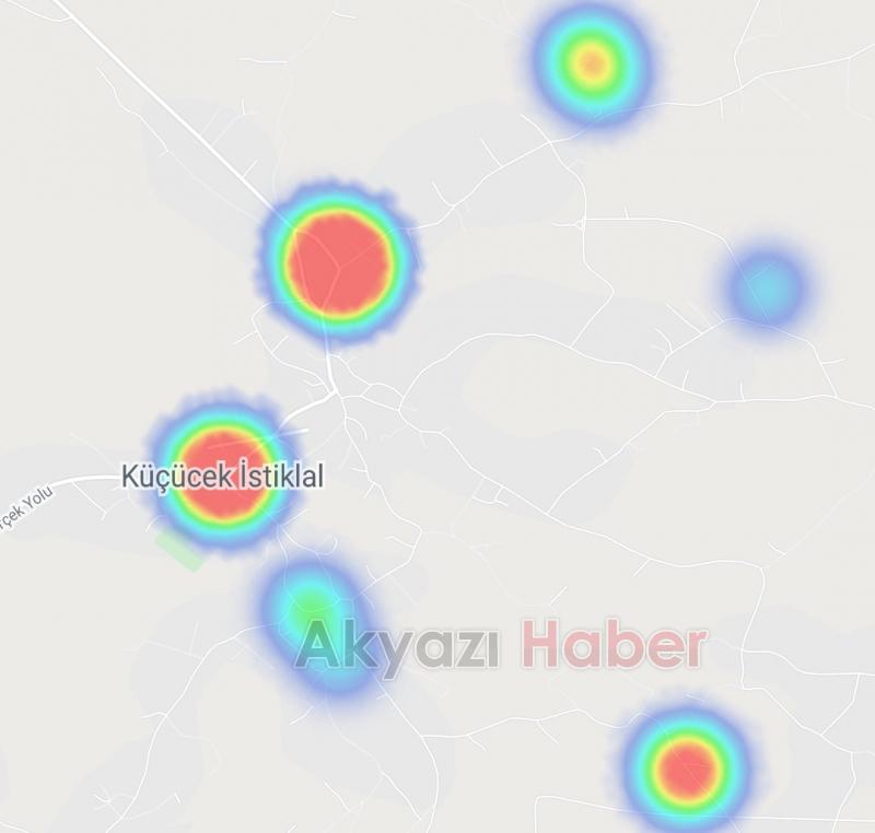 Akyazı'nın korona haritasında son durum