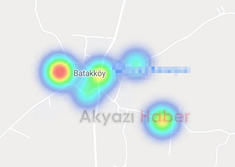 Akyazı'nın korona haritasında son durum