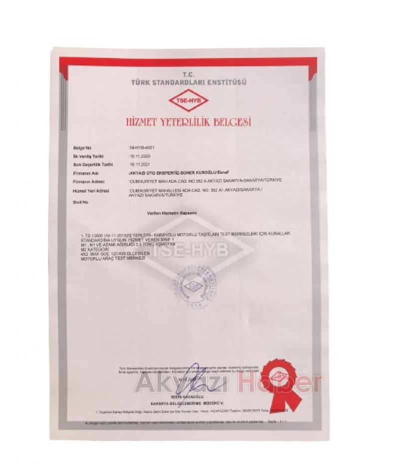 Akyazı Oto Ekspertiz Hizmetinizde