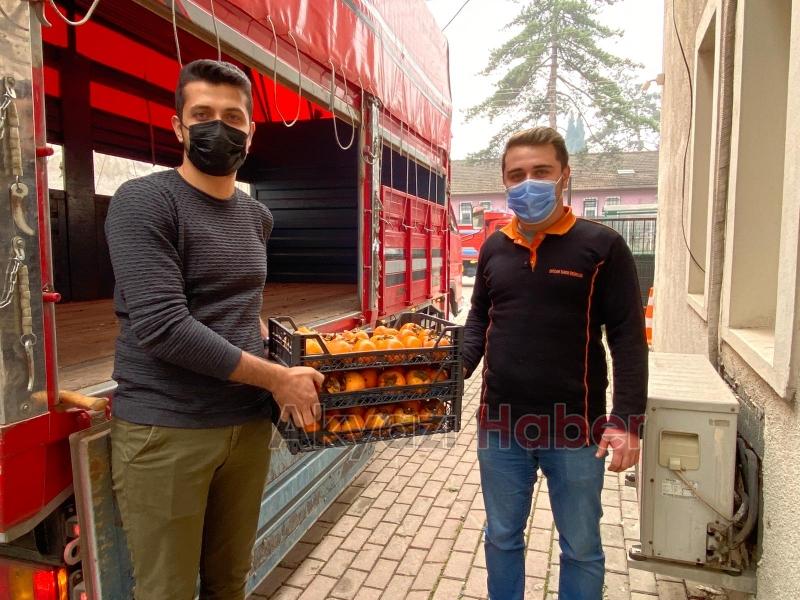 Efecan Tanzim Satış Filyasyon Ekibine Meyve İkramında Bulundu