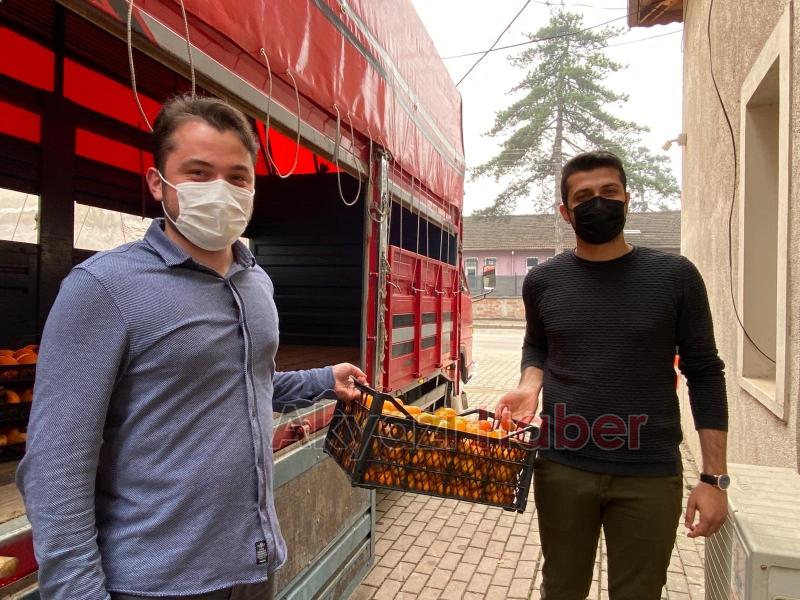 Efecan Tanzim Satış Filyasyon Ekibine Meyve İkramında Bulundu