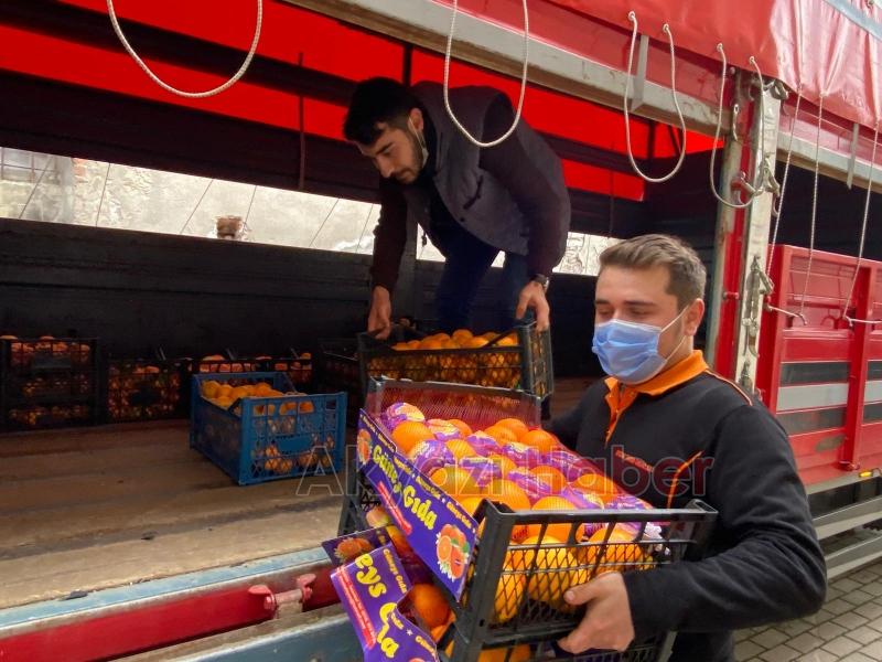 Efecan Tanzim Satış Filyasyon Ekibine Meyve İkramında Bulundu