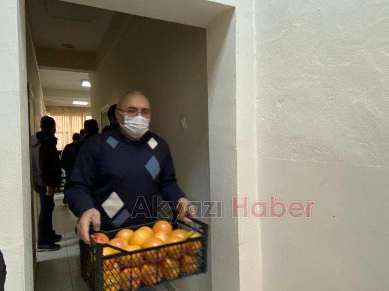 Efecan Tanzim Satış Filyasyon Ekibine Meyve İkramında Bulundu