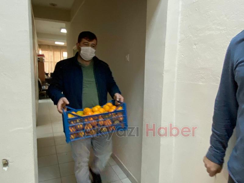 Efecan Tanzim Satış Filyasyon Ekibine Meyve İkramında Bulundu