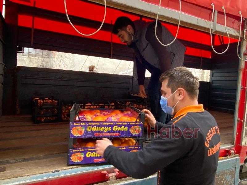 Efecan Tanzim Satış Filyasyon Ekibine Meyve İkramında Bulundu