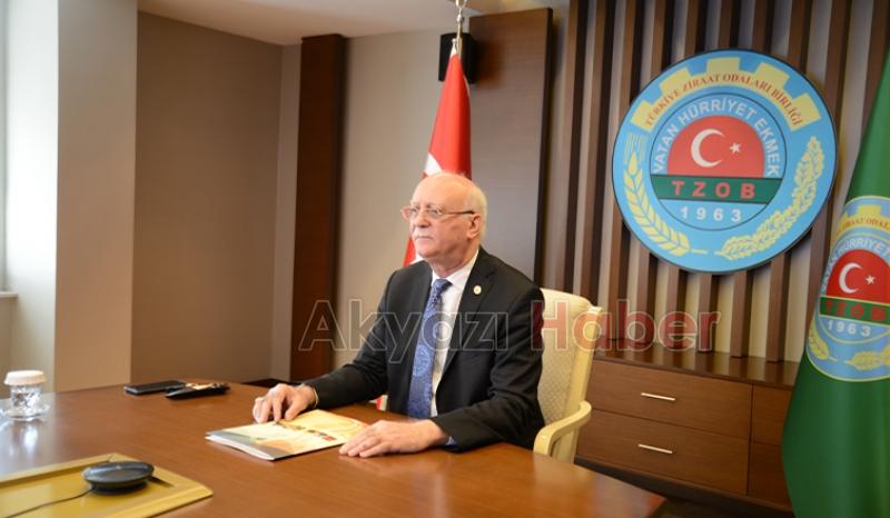 TZOB Genel Başkanı Bayraktar kuraklık raporunu açıkladı