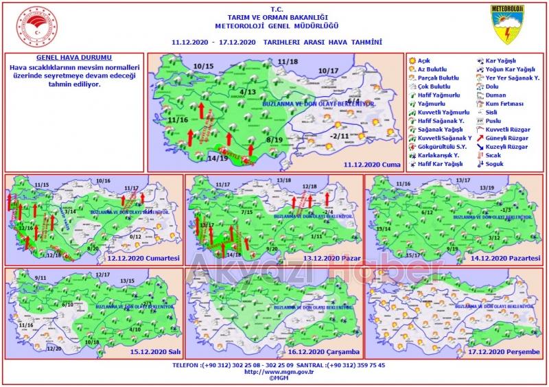 Yağışlı hava geliyor, günlerce sürecek