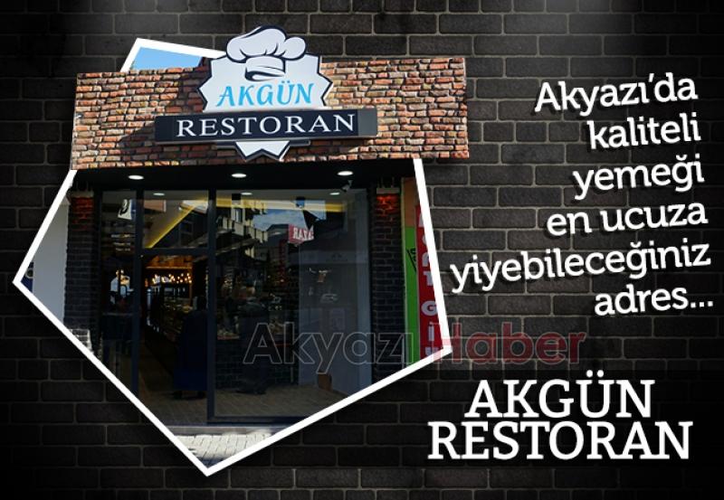 Akgün Restorandan hizmetinizde