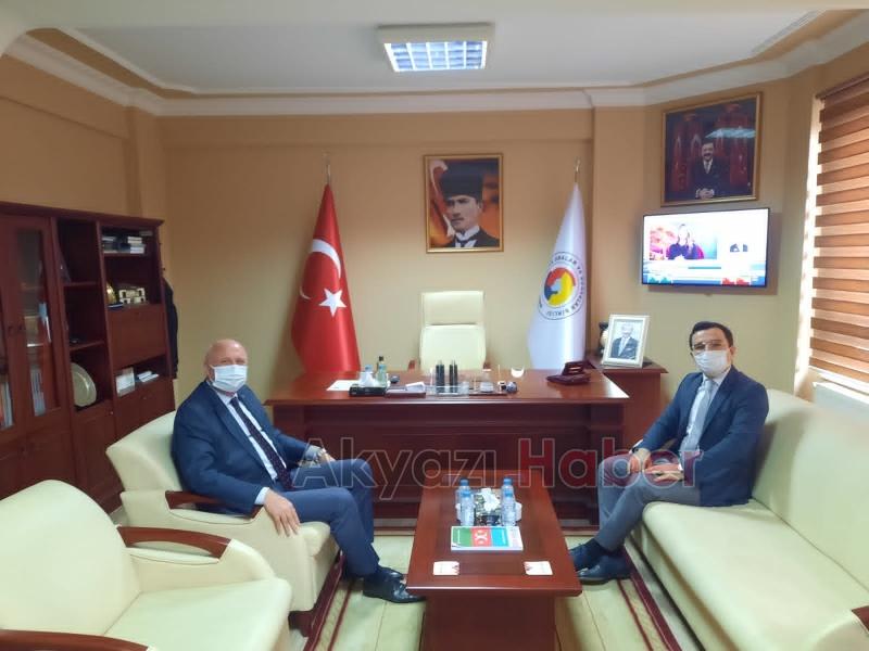 Karapürçek Kaymakamından Bayraktara ziyaret